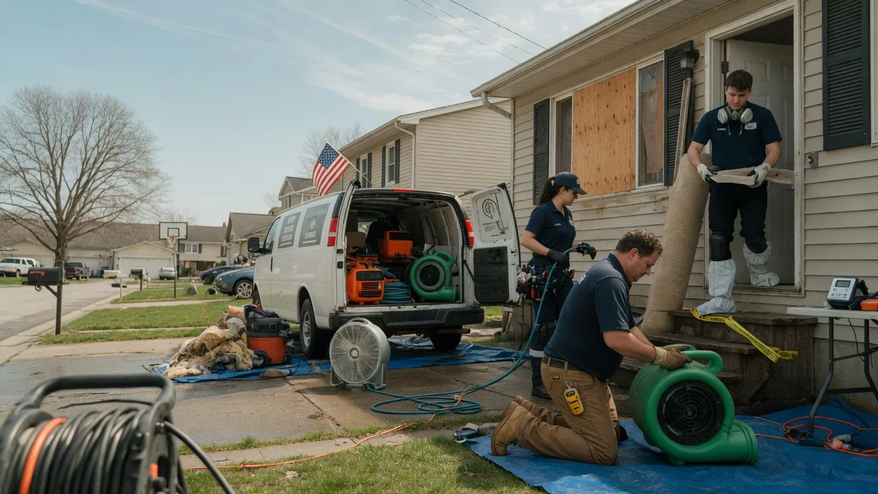 Water Damage Restoration in Pitcairn, PA near me